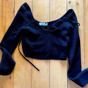 Free People Beach Cropped Sweater